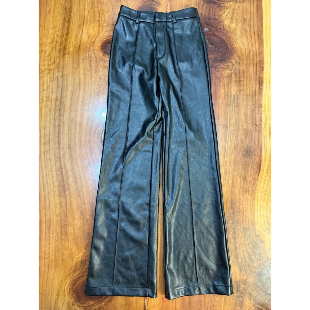 Boa. Pants Small Because of Alice Faux Leather High Rise Bootcut U28